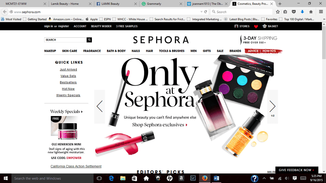 Launching on Sephora across EU soon