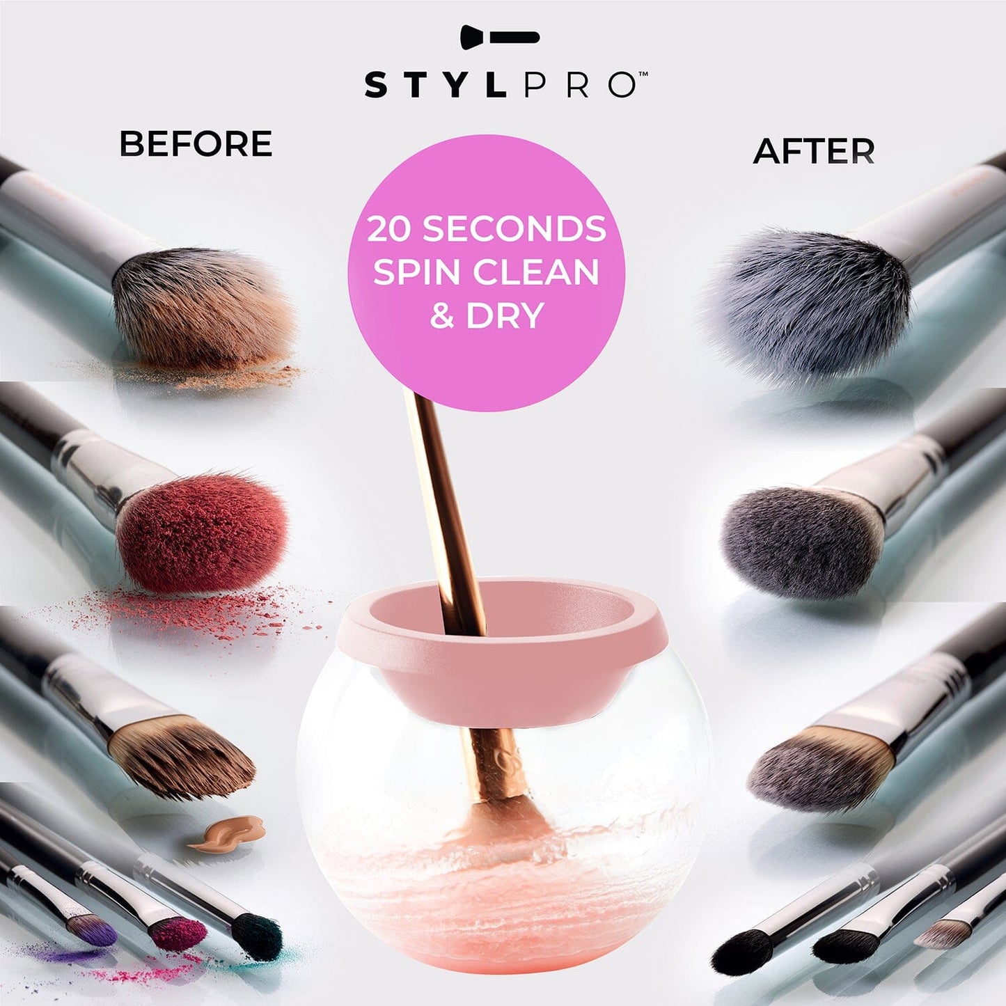 STYLPRO Makeup Brush Cleaner Gift Set